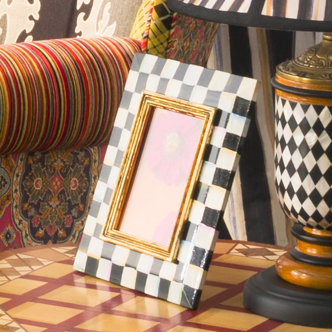 Checker Picture Frame 5x7 Courtly Check Picture Frame – The Mercantile Kingsburg